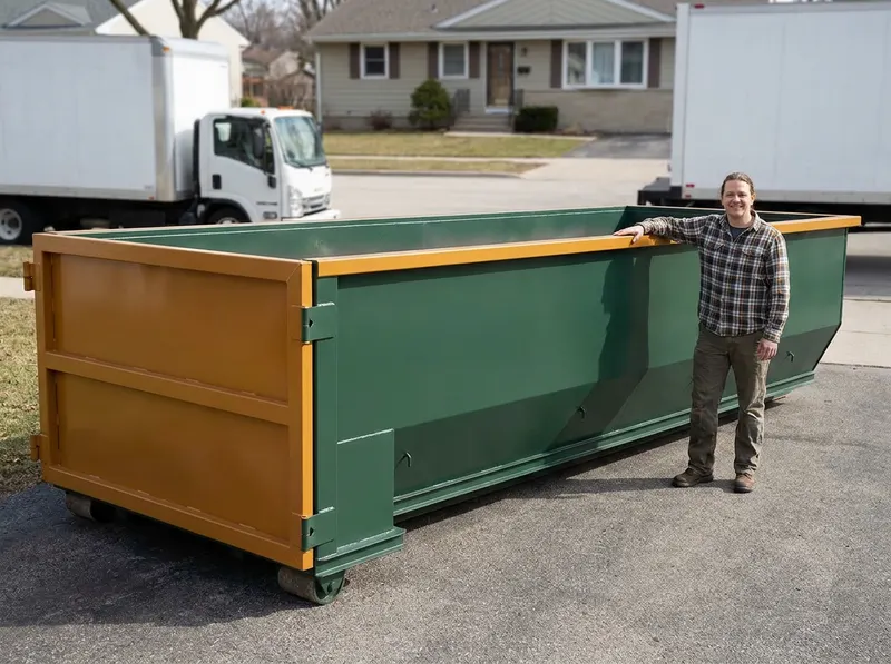 15-Yard Dumpster Rental in Milwaukee, WI